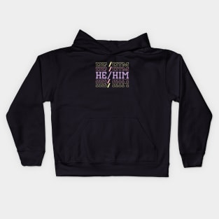 He/Him Kids Hoodie